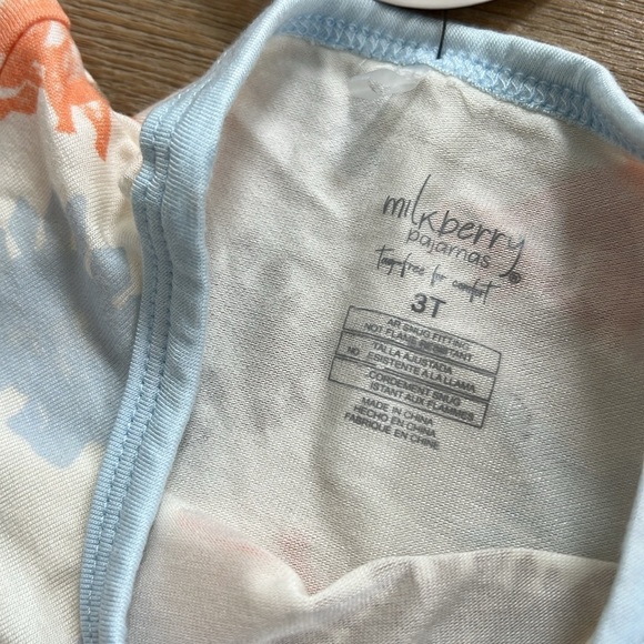 Milkberry Toddler Boy Bamboo Pajama Set 12 18 24 months 3T 5T Dinosaurs Short - Picture 6 of 7